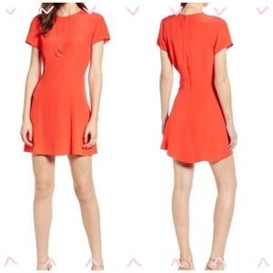 NWT Something Navy Red Poppy shift dress size Large